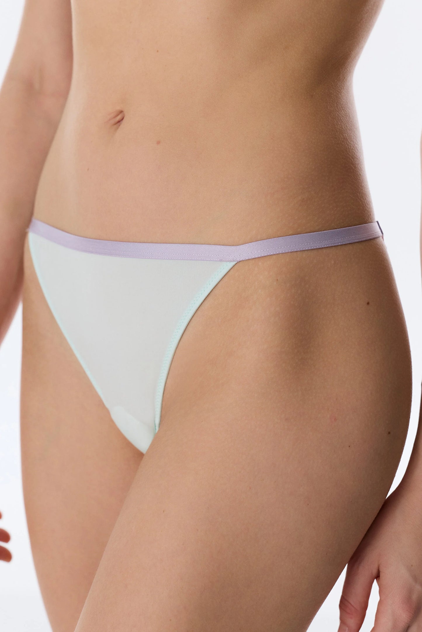 Su Yeşili Micro Lace Dantel Brazilian Külot