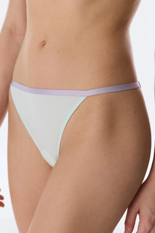 Su Yeşili Micro Lace Dantel Brazilian Külot