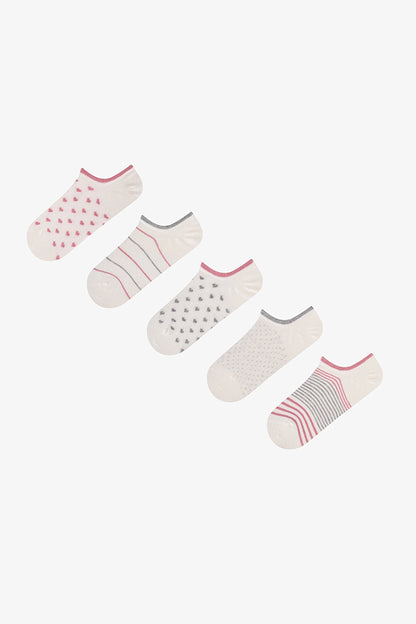 Sweet Hearts 5'li Sneaker Çorabı