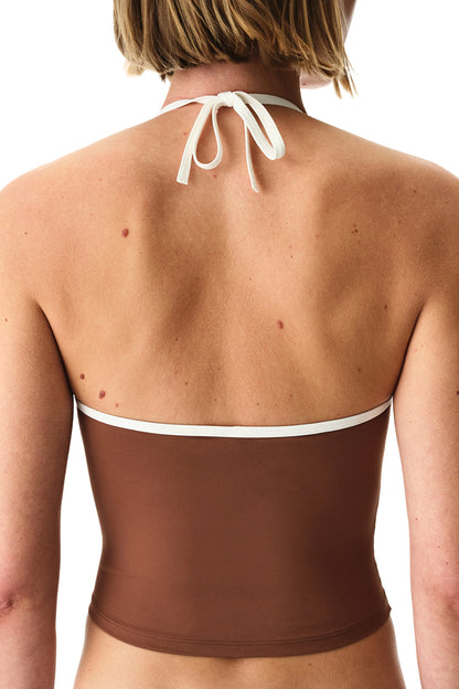 Açık Kahverengi Fiona Tankini Bikini Üstü