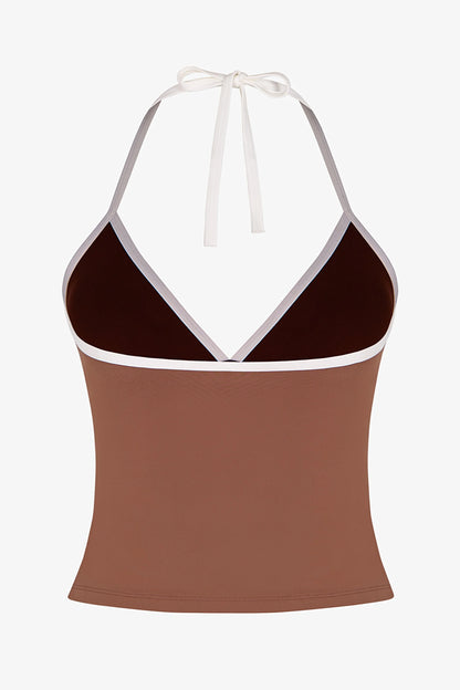 Açık Kahverengi Fiona Tankini Bikini Üstü