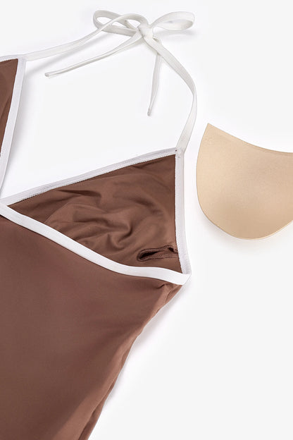 Açık Kahverengi Fiona Tankini Bikini Üstü