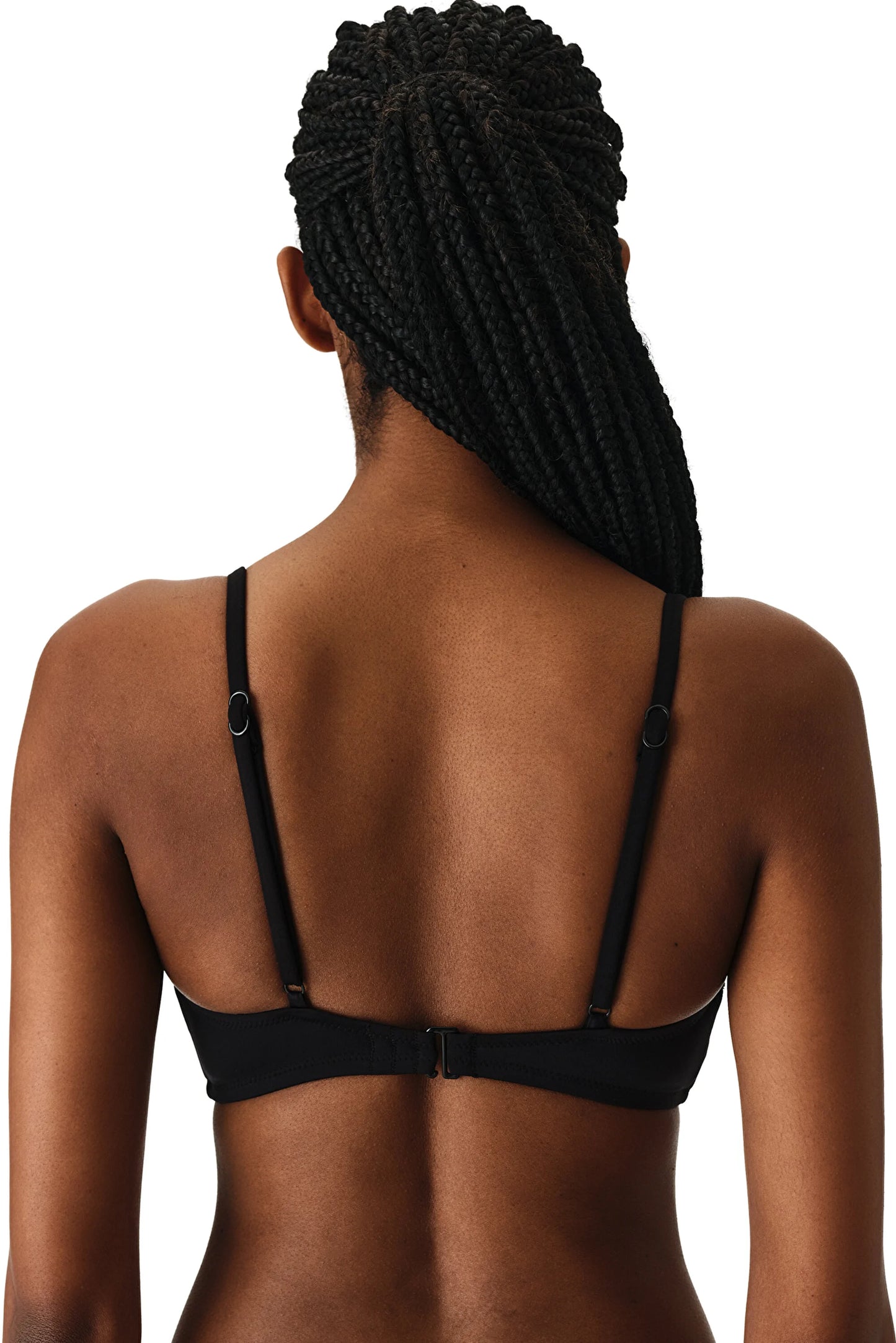 Siyah Front V Bikini Üstü