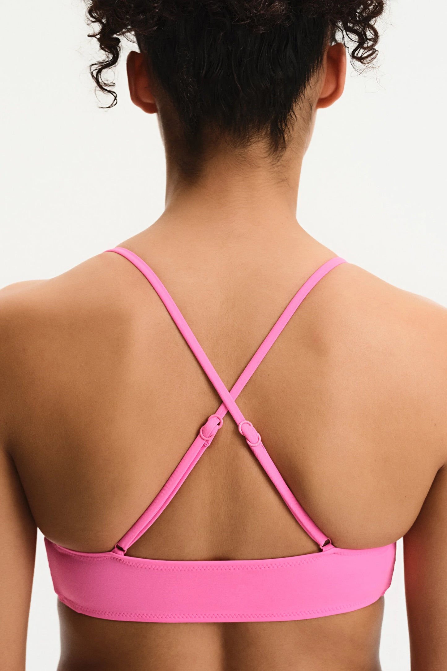 Açık Pembe Bralet Bikini Üstü