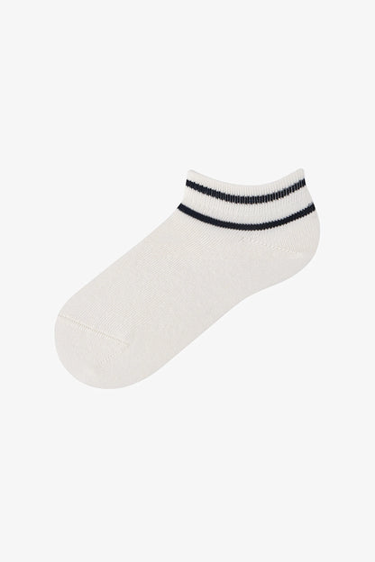 Erkek Çocuk Double Stripe 4 'lü Patik Çorap