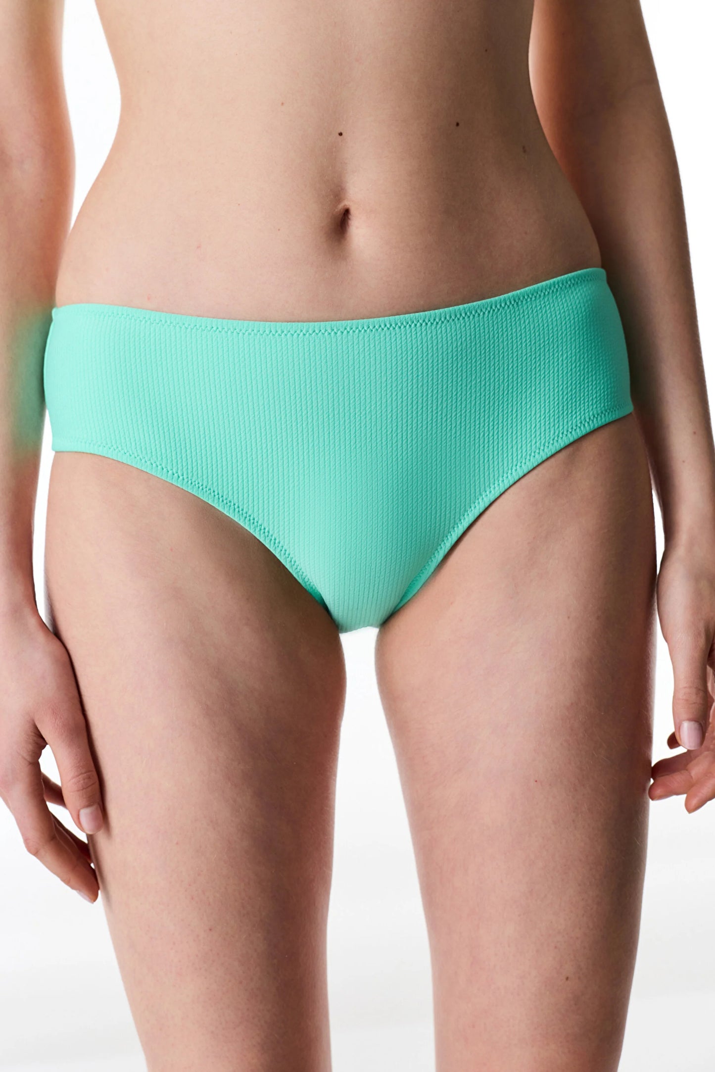 Mint Yeşili Meli Hipster Bikini Altı