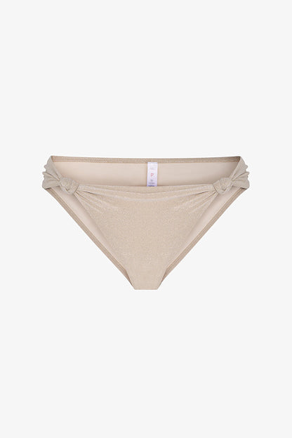 Bej Devon Ruched Side Bikini Altı