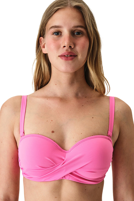 Açık Pembe Beauty Toparlayıcı Bikini Üstü
