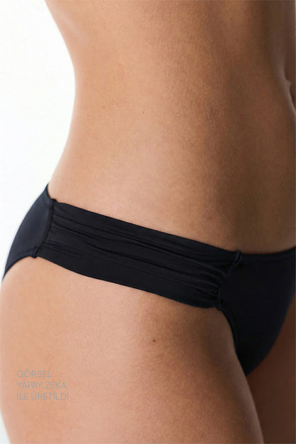 Siyah Hipkini Bikini Altı