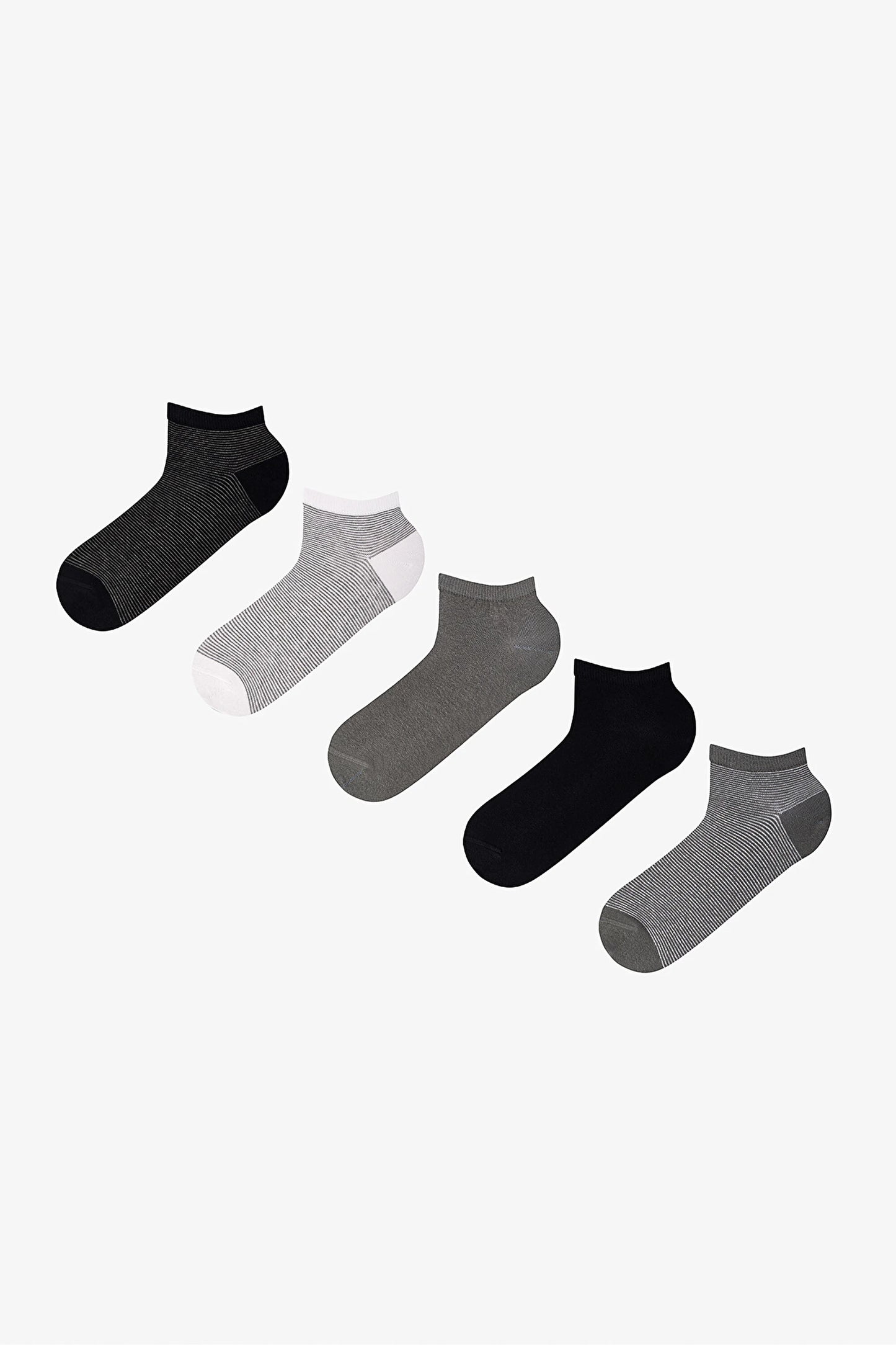 Erkek Renkli Grey Stripes