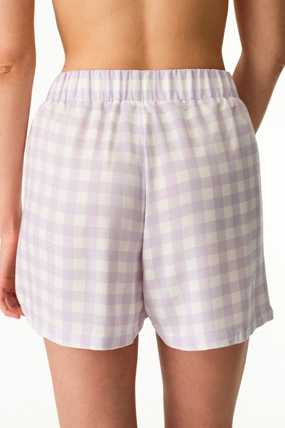 Lila Sweet Day Şort Pijama Altı
