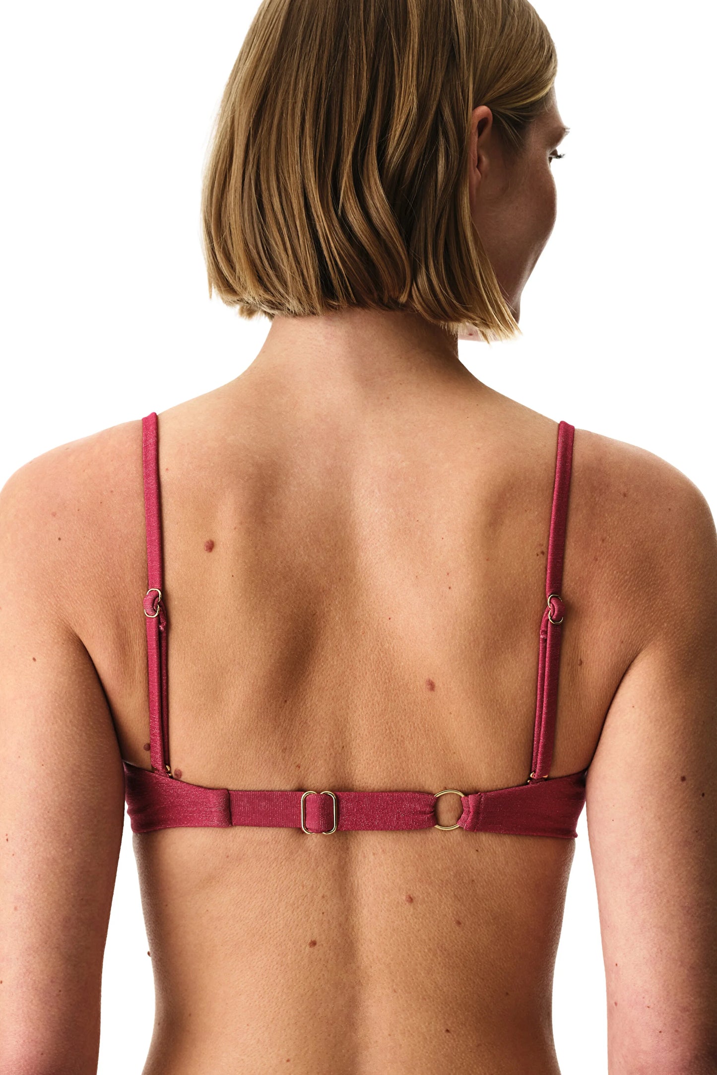 Fuşya Dayana Shell Bikini Üstü
