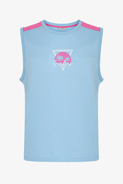 Erkek Renkli Surfer Şortlu Pijama Takımı