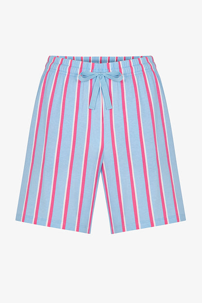 Erkek Renkli Surfer Şortlu Pijama Takımı