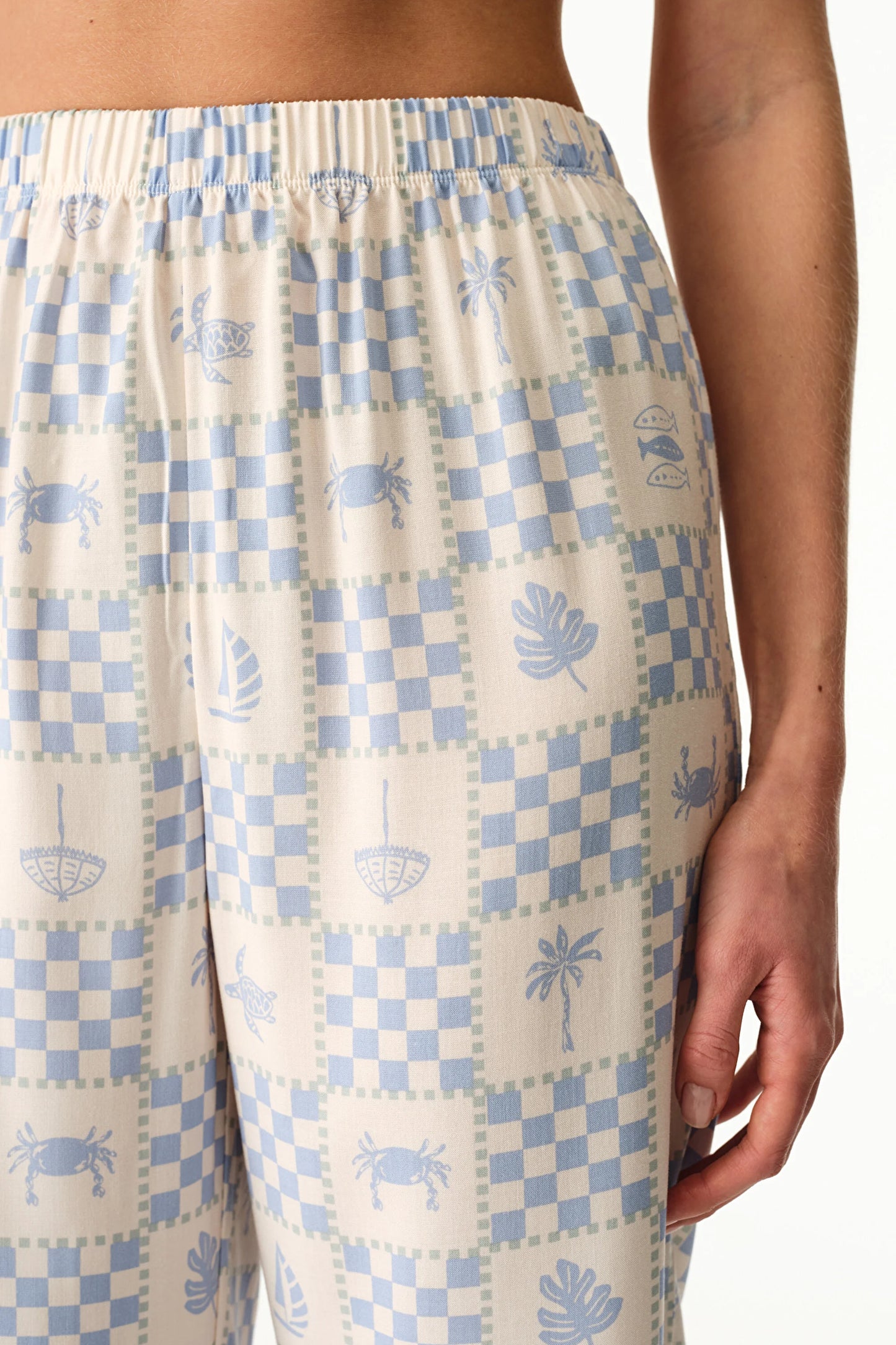 Mavi Sun Kissed Pantolon Pijama Altı