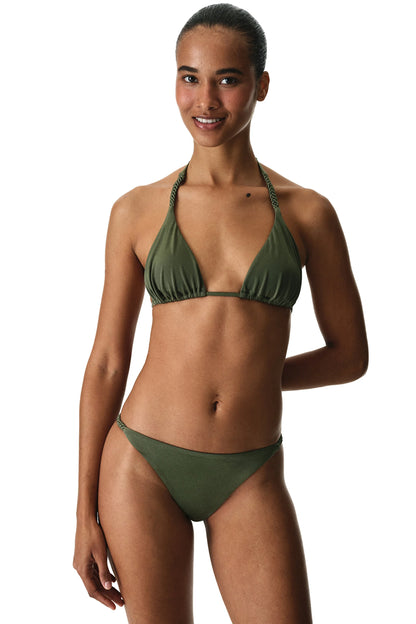 Zeytin Yeşili Marcelina Üçgen Bikini Üstü