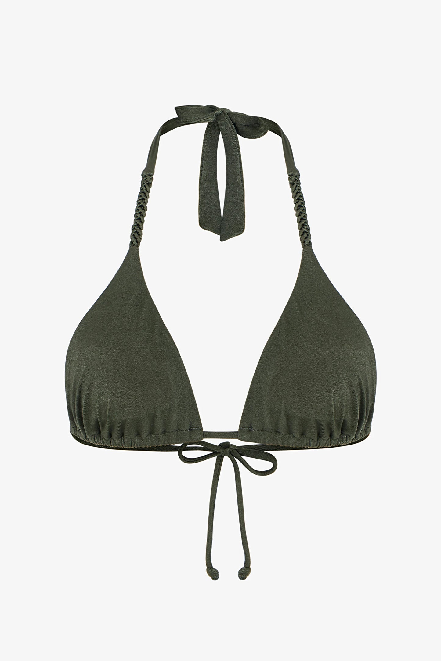 Zeytin Yeşili Marcelina Üçgen Bikini Üstü