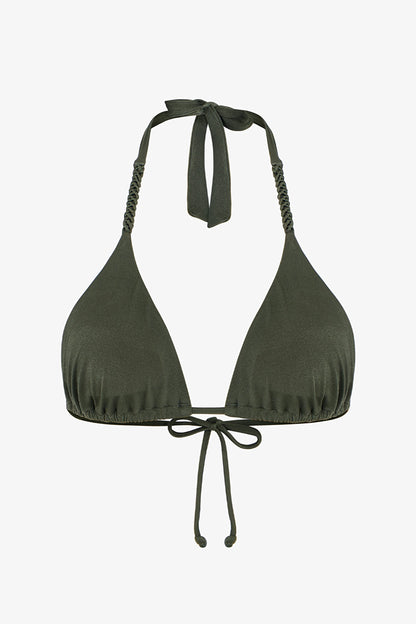 Zeytin Yeşili Marcelina Üçgen Bikini Üstü