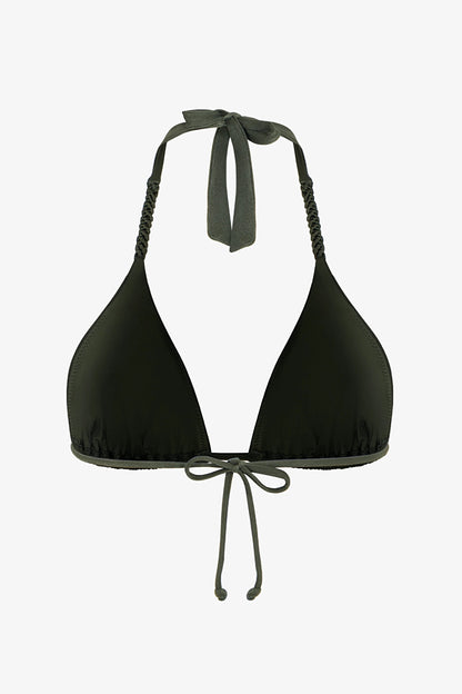 Zeytin Yeşili Marcelina Üçgen Bikini Üstü