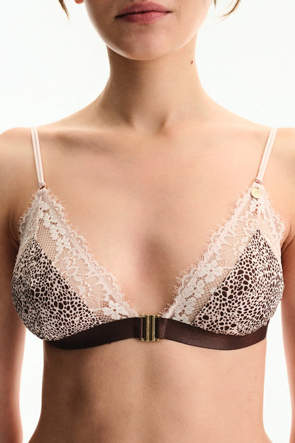 Renkli Micro Lace Üçgen Sütyen