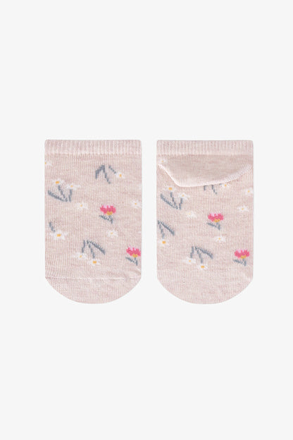 Kız Çocuk Flower Puppy 2 'lü Patik Çorap