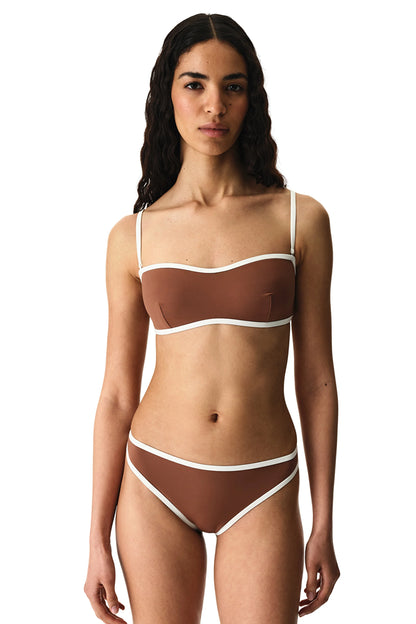 Açık Kahverengi Fiona Slip Bikini Altı