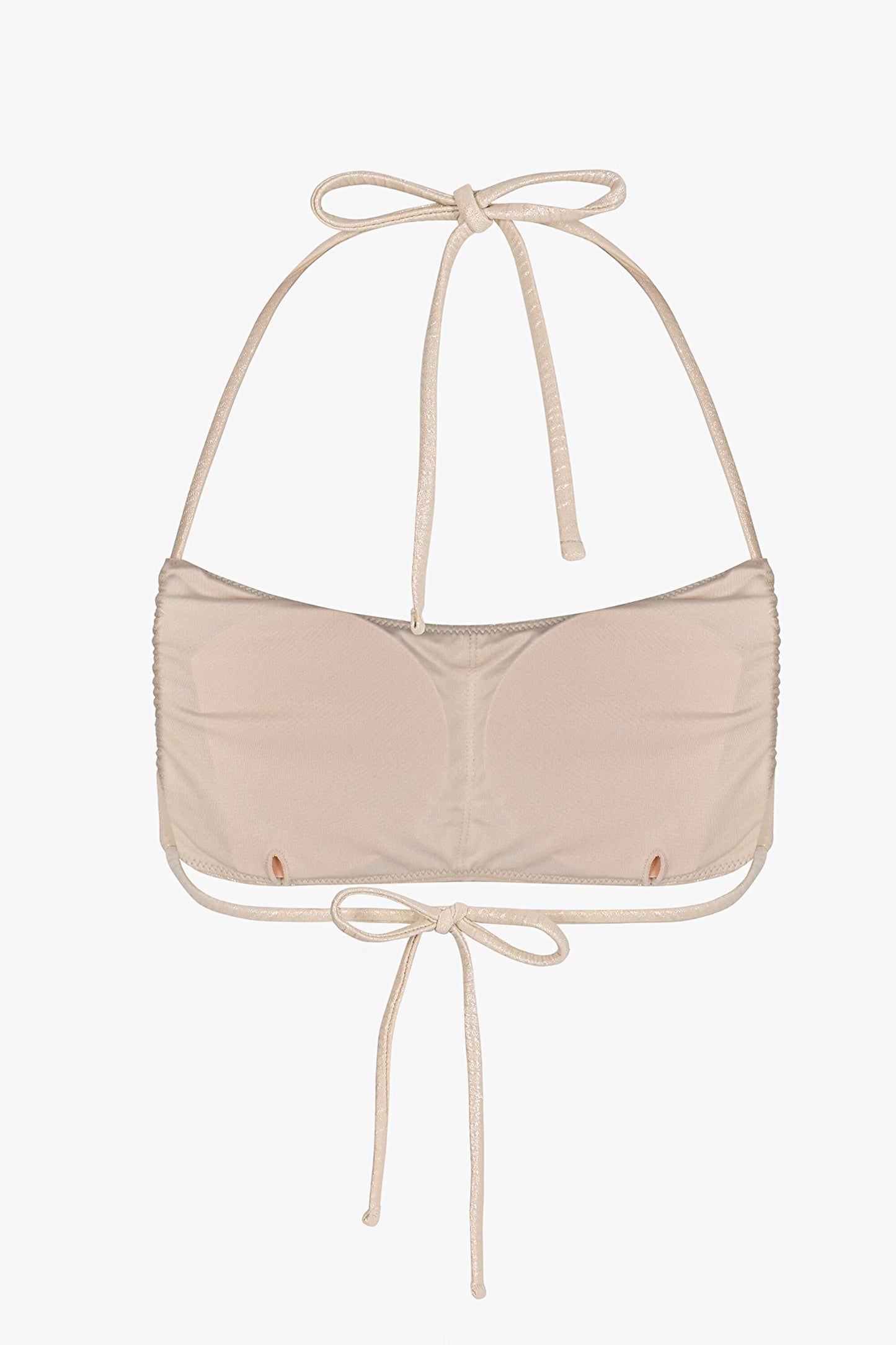 Ekru Deja Bandeau Bikini Üstü