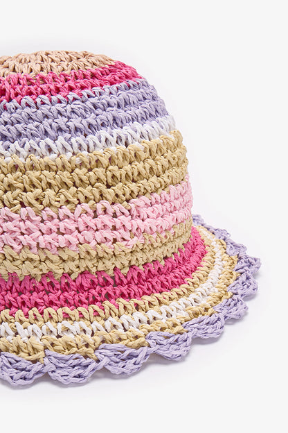 Renkli Kız Çocuk Colorful Şapka