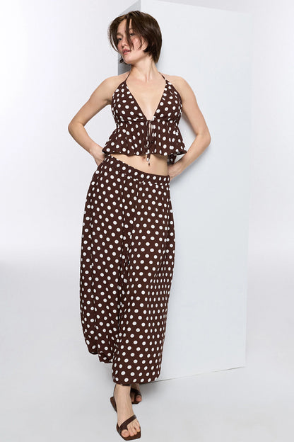 Polka Dot Balloon Pantolon