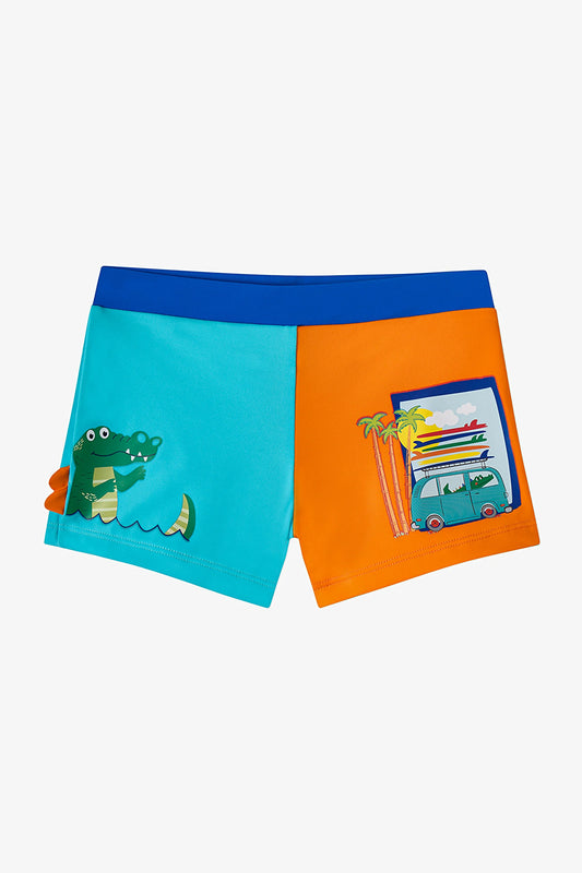 Renkli Erkek Çocuk Carnaval Energy Trunk Mayo