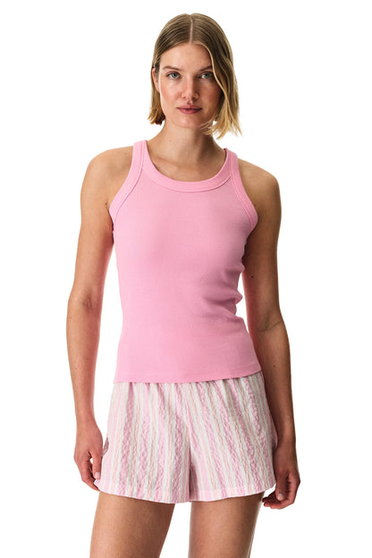 Pembe Mira Pamuklu Şortlu Pijama Takımı