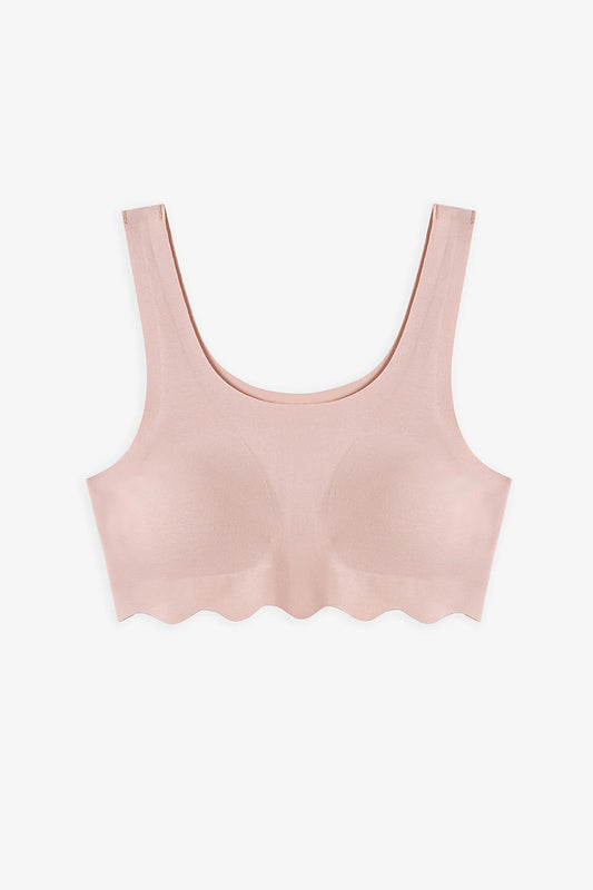 Açık Pembe Kız Çocuk Pamuklu Bonding Sütyen