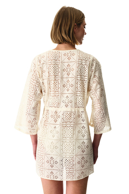 Ekru Jasmine Kimono
