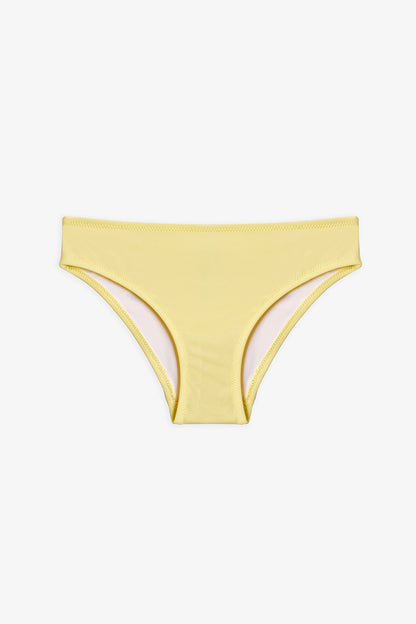 Sarı Kız Çocuk Sequin Halter Bikini Takımı