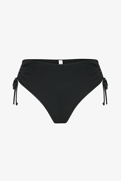 Siyah High Ring Bikini Altı