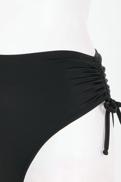 Siyah High Ring Bikini Altı