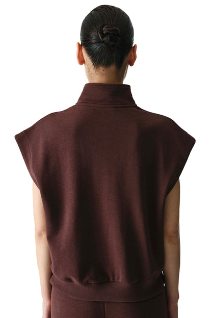 Kahverengi Nura Half Zip Sweatshirt