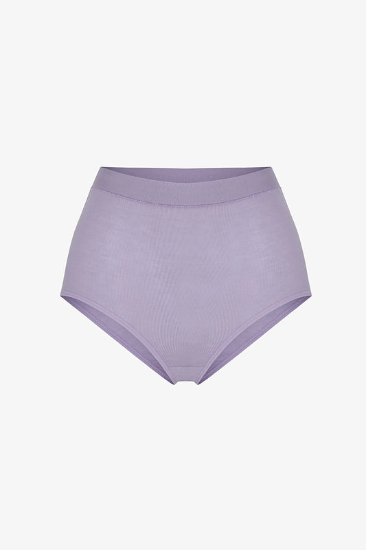 Lila Collagen Yüksek Bel Slip Külot