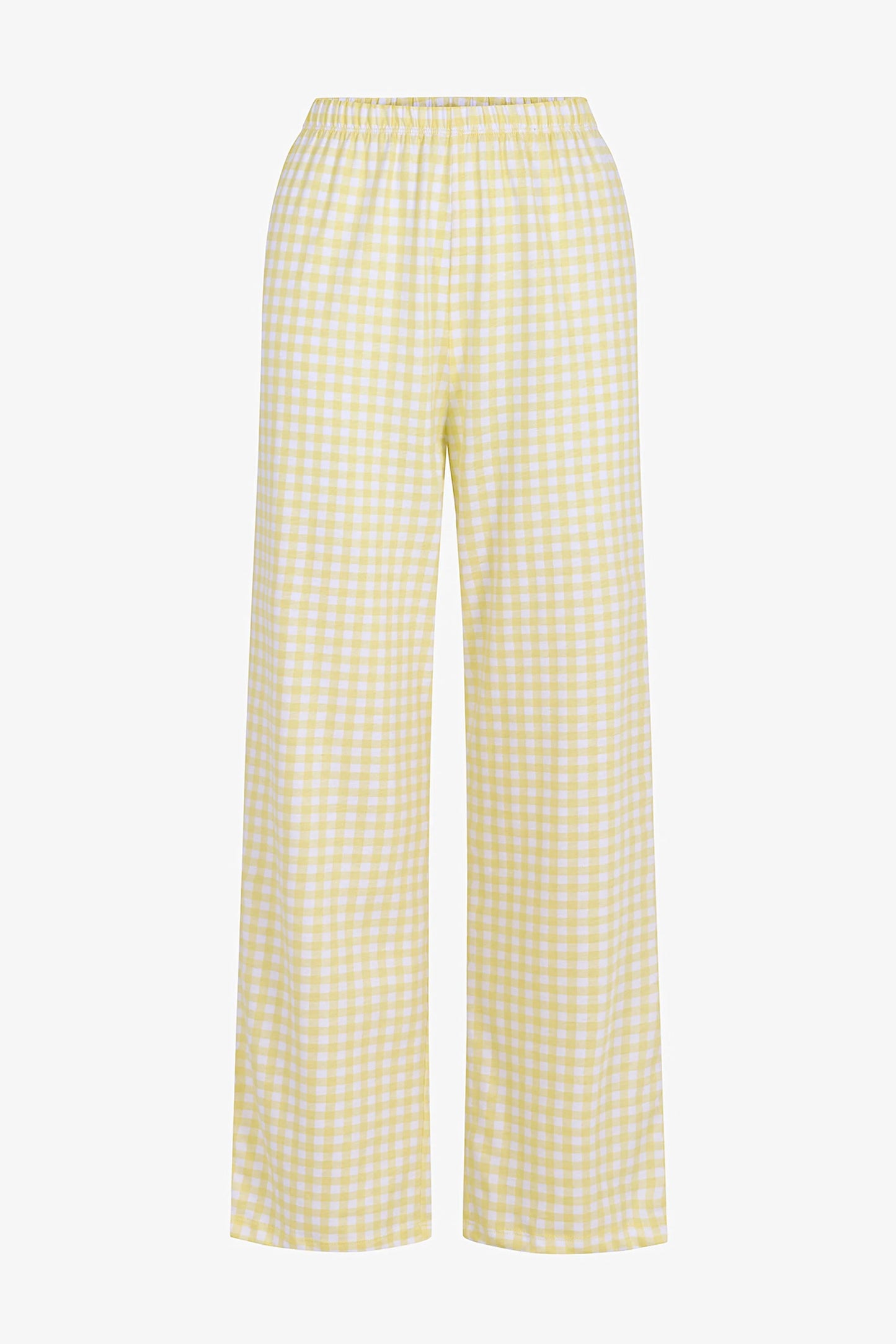 Açık Sarı Sleepy Soul Pamuklu Pantolon Pijama Takımı
