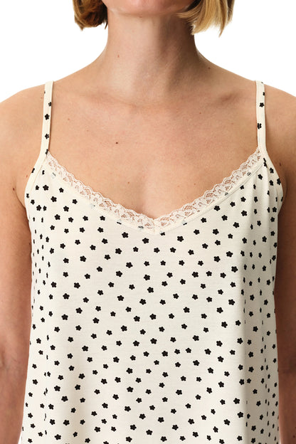 Bej Fleur Şortlu Pijama Takımı