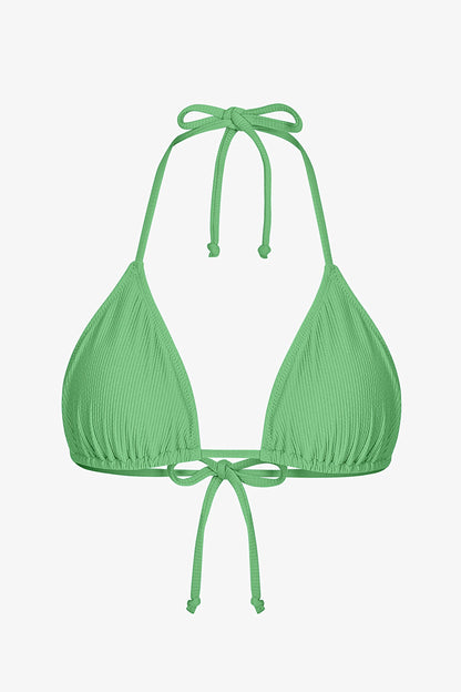 Pastel Yeşili Aida Üçgen Bikini Üstü
