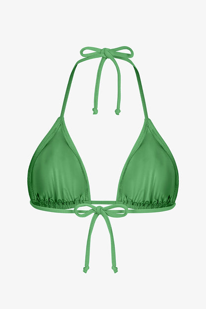 Pastel Yeşili Aida Üçgen Bikini Üstü
