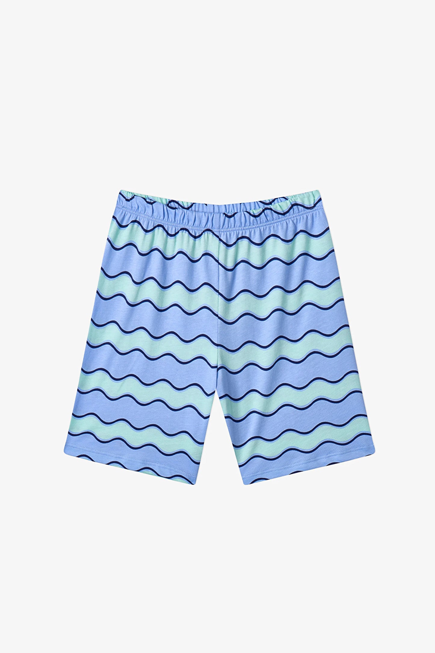 Mavi Erkek Çocuk Blue Waves Pamuklu 2'li Pijama Takımı