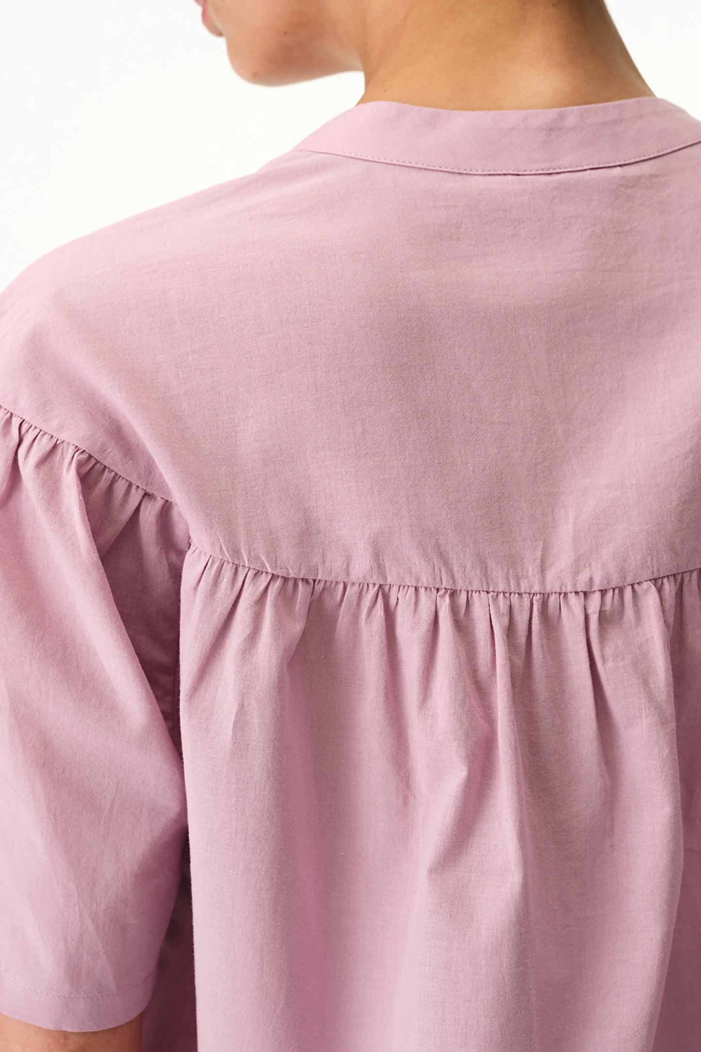 Pembe Petal Pamuklu Şortlu Pijama Takımı