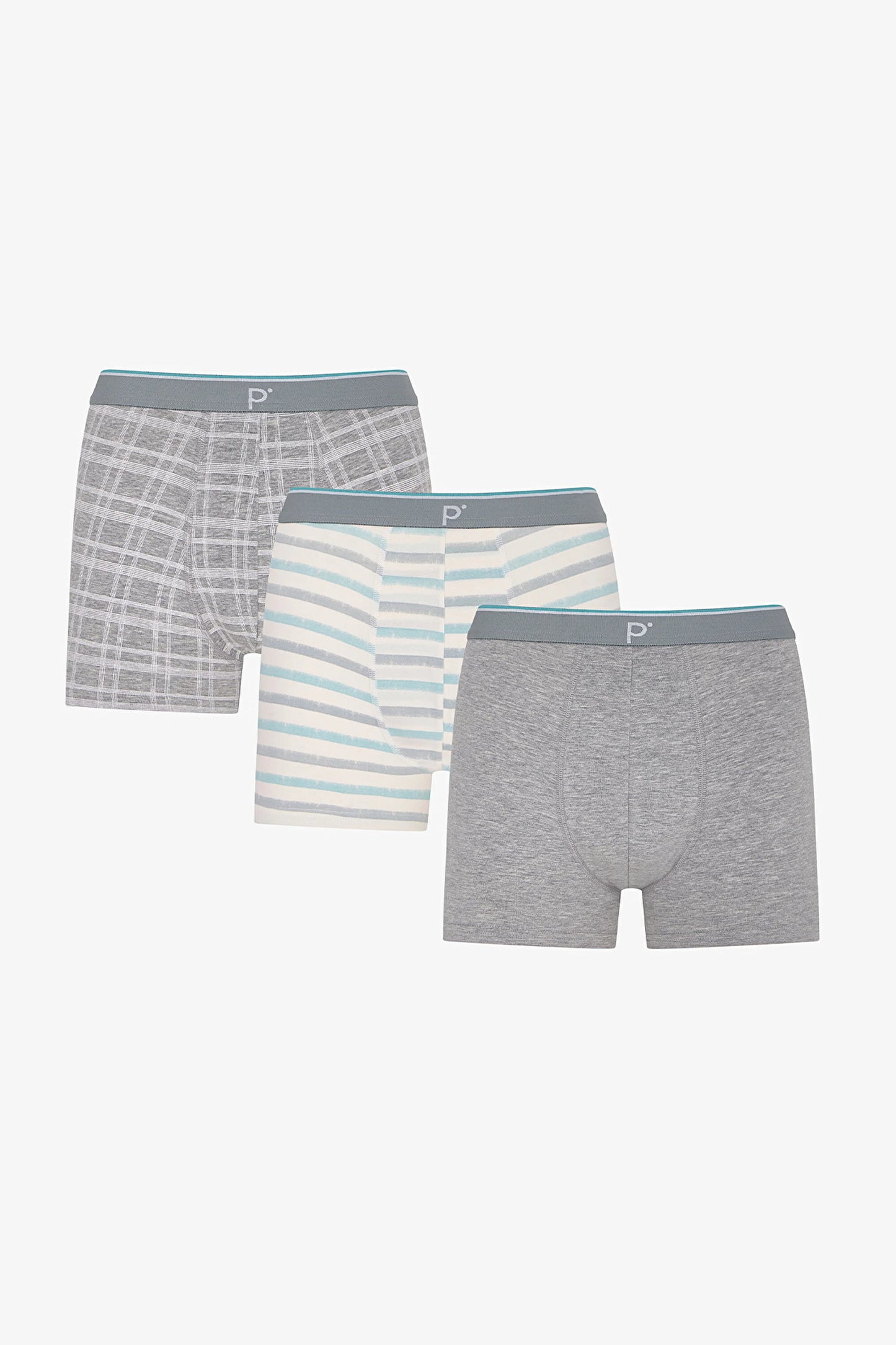 Erkek Renkli Soft Grid Çoklu Boxer