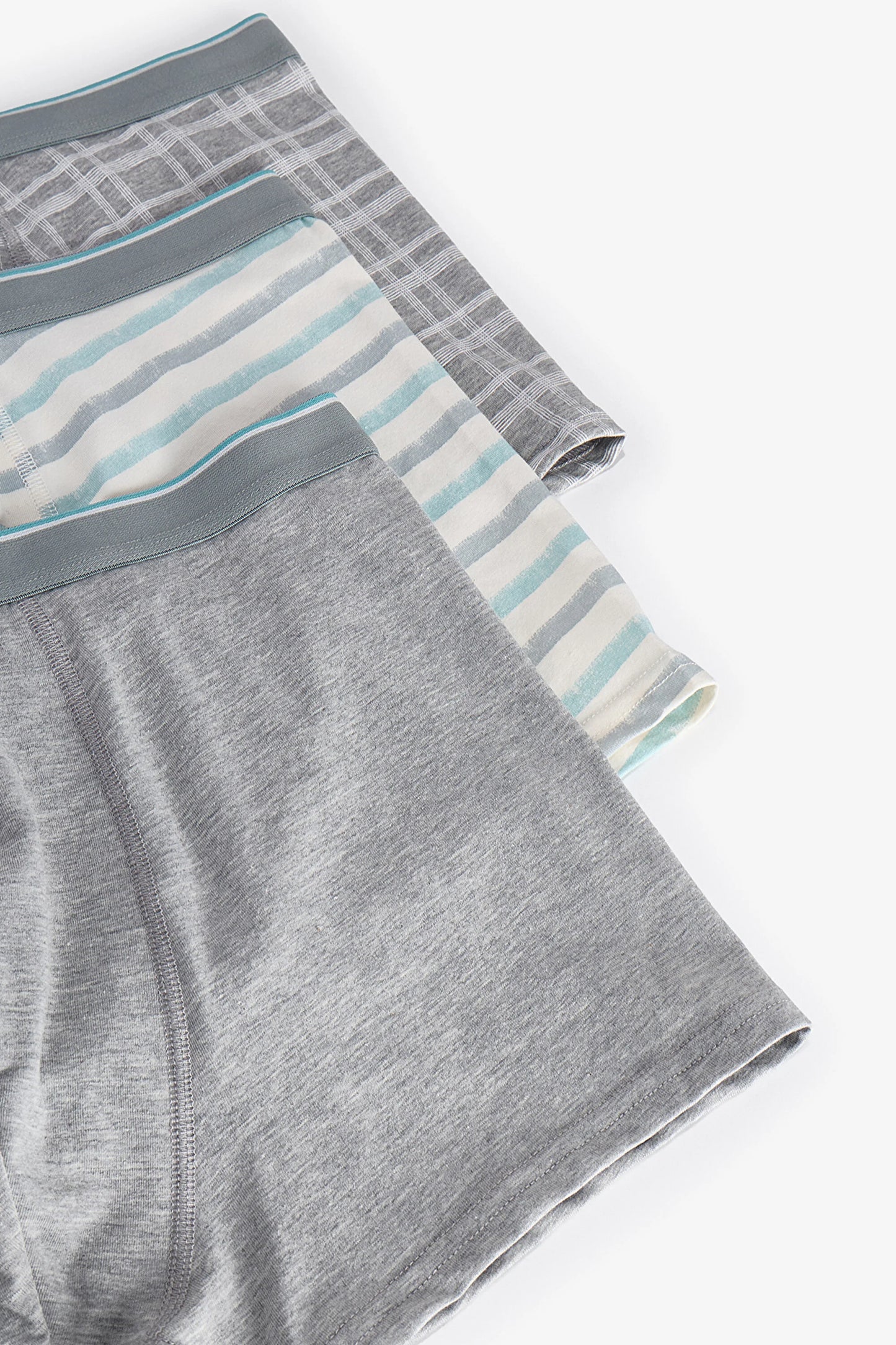 Erkek Renkli Soft Grid Çoklu Boxer