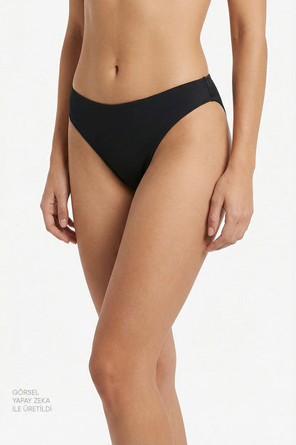 Siyah Slip Bikini Altı