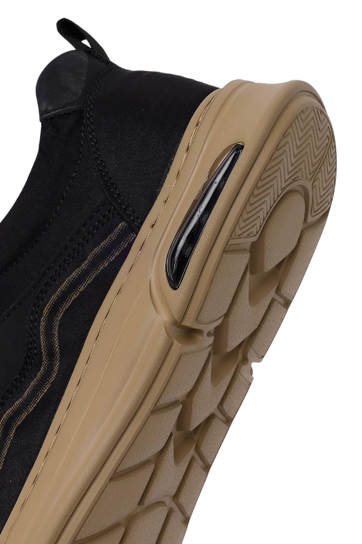 Derimoz Zero Erkek Siyah Bağcıklı Kumaş Sneaker