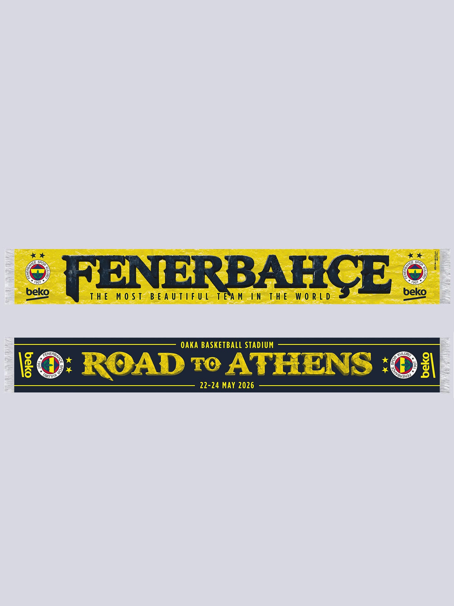 Fenerbahçe Lacivert Basketbol Final Four 2026 Unisex Şal