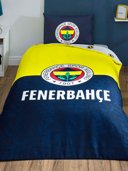 Fenerbahçe Sarı Lacivert Efsane Tek Kişilik Nevresim Takımı 120cm
